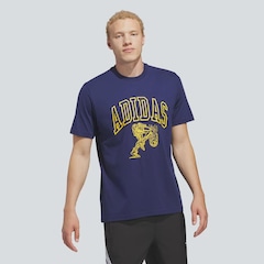 Camiseta Masculina Collegiate Dribbling adidas - Foto 1