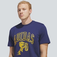 Camiseta Masculina Collegiate Dribbling adidas - Foto 5