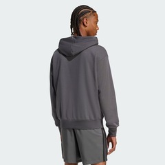 Blusão Moletom Feminino Big Logo com Capuz adidas - Foto 2