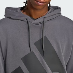 Blusão Moletom Feminino Big Logo com Capuz adidas - Foto 6