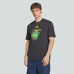 Camiseta Masculina Jamaica DNA adidas - Foto 1