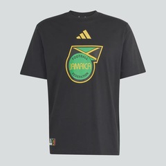 Camiseta Masculina Jamaica DNA adidas - Foto 4