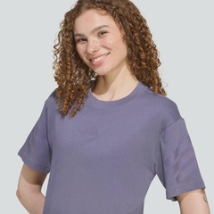 Camiseta Feminina Future Icons 3 Listras adidas - Foto 5