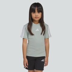 Camiseta Infantil 3 Stripes adidas - Foto 3