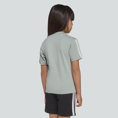 Camiseta Infantil 3 Stripes adidas - Foto 4