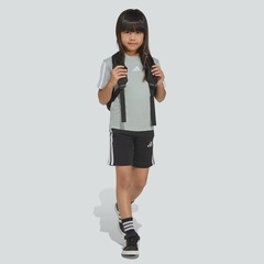 Camiseta Infantil 3 Stripes adidas - Foto 5