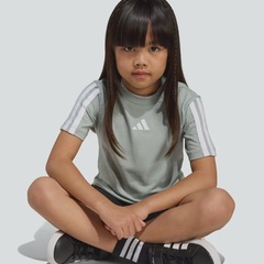 Camiseta Infantil 3 Stripes adidas - Foto 7