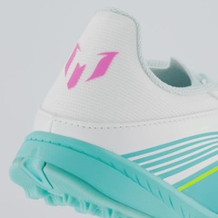 Chuteira de Society Infantil F50 Messi League adidas - Foto 6