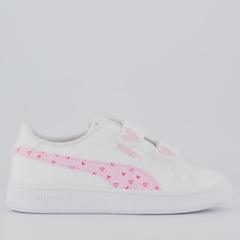 Tênis Infantil Smash 3.0 Hearty V PS Puma - Foto 1