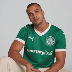Camisa do Palmeiras I 2025 Com Patrocínio Puma Masculina - Foto 3