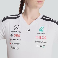 Camiseta Feminina Mercedes AMG Petronas Driver adidas - Foto 4