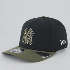 Boné Aba Curva New Era MLB New York Yankees Black 970SS Unissex - Foto 1