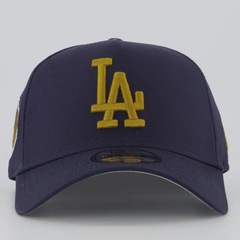 Boné Aba Curva New Era MLB  Los Angeles Dodgers Word Series 940AF Unissex - Foto 2
