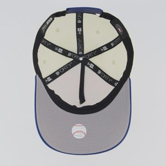 Boné Aba Curva New Era MLB New York Yankees Blueberry Cream 940AF Unissex - Foto 4