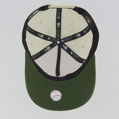 Boné Aba Curva New Era MLB Los Angeles Dodgers Metallic 940AF Unissex - Foto 4