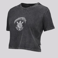 Cropped Corinthians Stoned FutFanatics Feminino - Foto 2