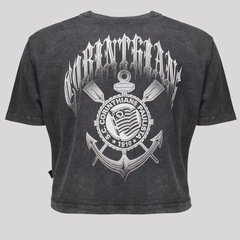Cropped Corinthians Stoned FutFanatics Feminino - Foto 3