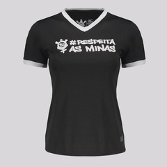 Camisa Corinthians Respeita as Minas FutFanatics Feminina - Foto 1