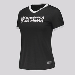 Camisa Corinthians Respeita as Minas FutFanatics Feminina - Foto 2