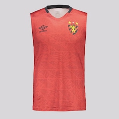 Camiseta Regata Sport Recife Aquecimento 2025 Umbro Masculina - Foto 1