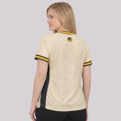 Camisa Onça Amazonas Povos Originários 2025 FutFanatics Feminina - Foto 2