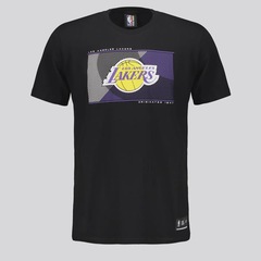 Camiseta NBA Los Angeles Lakers Logo FutFanatics Masculina - Foto 1