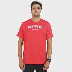 Camiseta Converse Go To All Star Logo Tee Red - Masculina - Foto 2