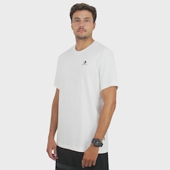 Camiseta Converse Go To Embroidered Star Chevron White Masculina - Foto 1