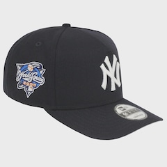 Boné Unissex New Era 9Fifty A-Frame New York Yankees Navy Importado - Aba Curva - Foto 3