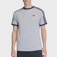 Camiseta Adidas 3 Stripes Medium Grey Masculina - Foto 1