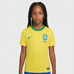 Camisa do Brasil I 26/27 Fã Nike Infantil - Foto 4