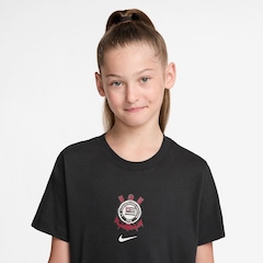 Camiseta Corinthians Nike Crest Unissex - Foto 1