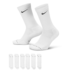 Meia Nike Everyday Elevate Crew (6 Pares) Cano Médio Unissex - Foto 1