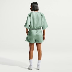 Camiseta Nike Sportswear Woven Feminina - Foto 5