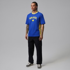 Camiseta Brasil Air Jordan 85 Crew Masculina - Foto 2