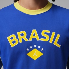 Camiseta Brasil Air Jordan 85 Crew Masculina - Foto 3