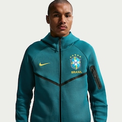 Blusão Brasil Nike Tech Fleece Masculino - Foto 1