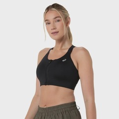 Top ASICS Road Combination Zip Bra Feminino - Foto 2
