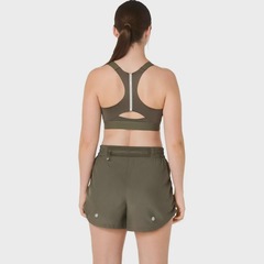 Top ASICS Road Combination Zip Bra Feminino - Foto 3