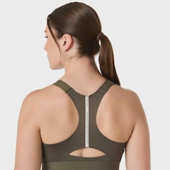 Top ASICS Road Combination Zip Bra Feminino - Foto 4