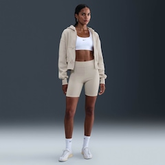 Blusão Cropped Nike Sportswear Phoenix Fleece Feminino - Foto 4