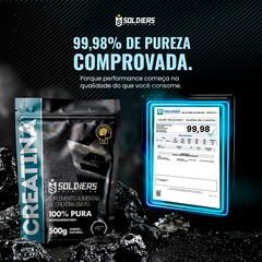 Creatina Monohidratada 150g 100% Pura Importada - Soldiers Nutrition - Foto 3