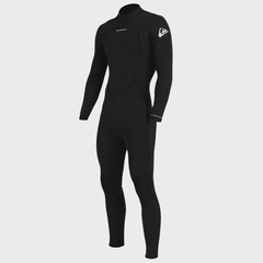 Long John Quiksilver Prologue Back Zip Black Importado Masculino - 3/2mm - Foto 1
