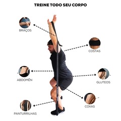Kit 4 Super Bands Yangfit Tecido Elástico Premium - Foto 7