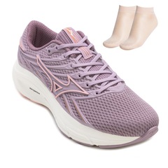 Tênis Feminino Mizuno LR Jet 8 e Meia MZ26 - Foto 1
