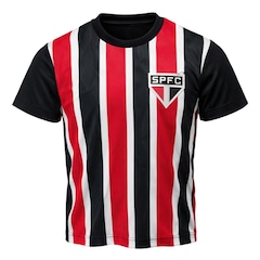 Camisa do São Paulo Exultante Listrada Braziline - Infantil - Foto 1