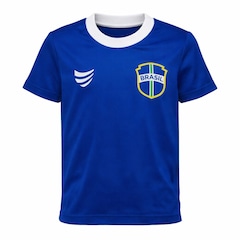 Camisa do Brasil Super Bolla Mini Craque Número 10 - Infantil - Foto 1