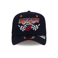 Boné Unissex New Era 9SEVENTY Strtch Snap Miami Heat NBA Aba Curva - Foto 2