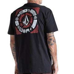 Camiseta Volcom Round Out - Masculina - Foto 2