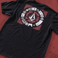 Camiseta Volcom Round Out - Masculina - Foto 4